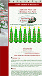 Mobile Screenshot of logcabinpineschristmastrees.com